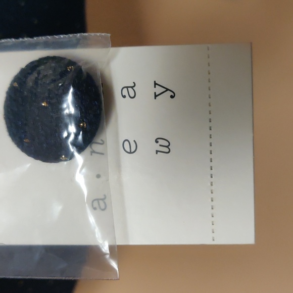 Ladies Single Button Navy and Gold Jacket - Picture 7 of 8